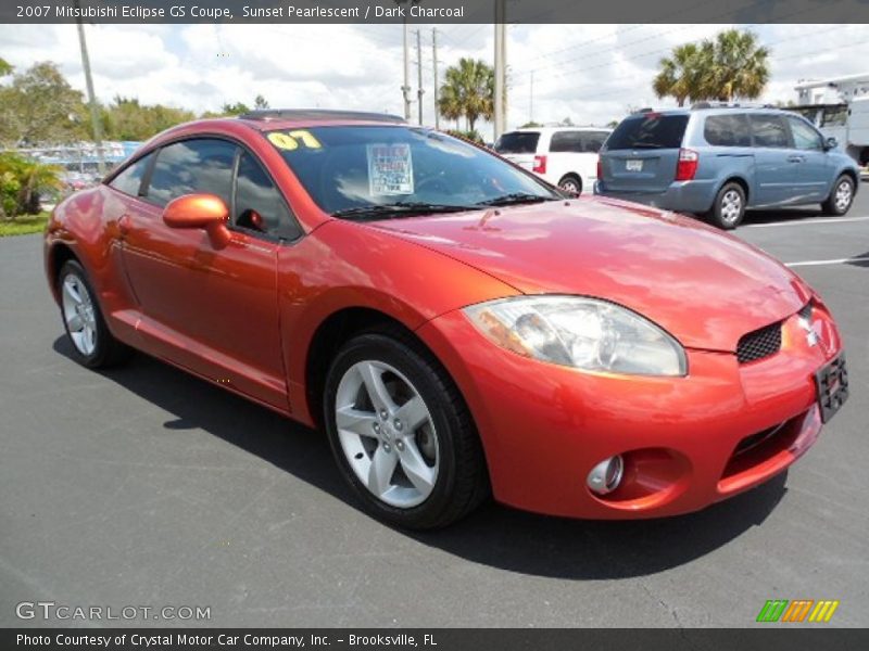 Sunset Pearlescent / Dark Charcoal 2007 Mitsubishi Eclipse GS Coupe