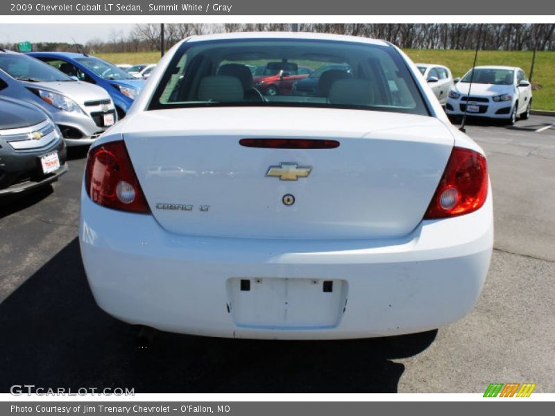 Summit White / Gray 2009 Chevrolet Cobalt LT Sedan