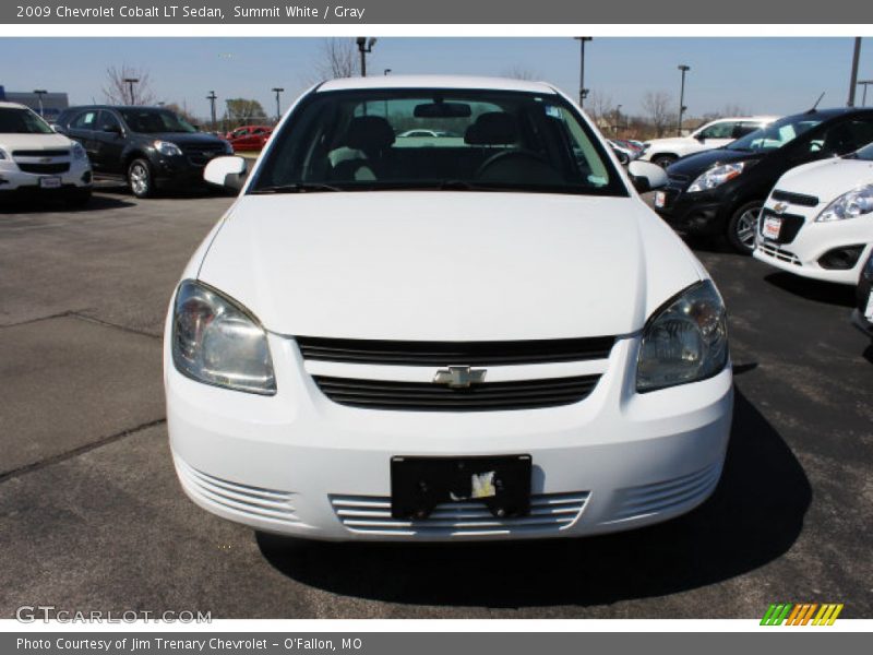 Summit White / Gray 2009 Chevrolet Cobalt LT Sedan