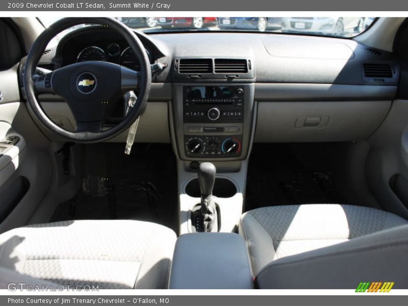 Summit White / Gray 2009 Chevrolet Cobalt LT Sedan