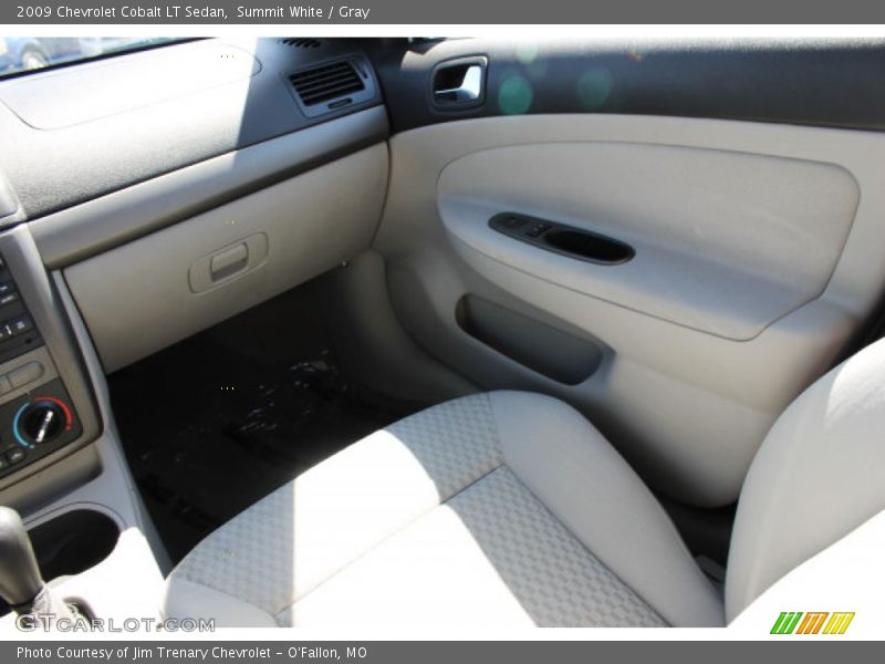 Summit White / Gray 2009 Chevrolet Cobalt LT Sedan