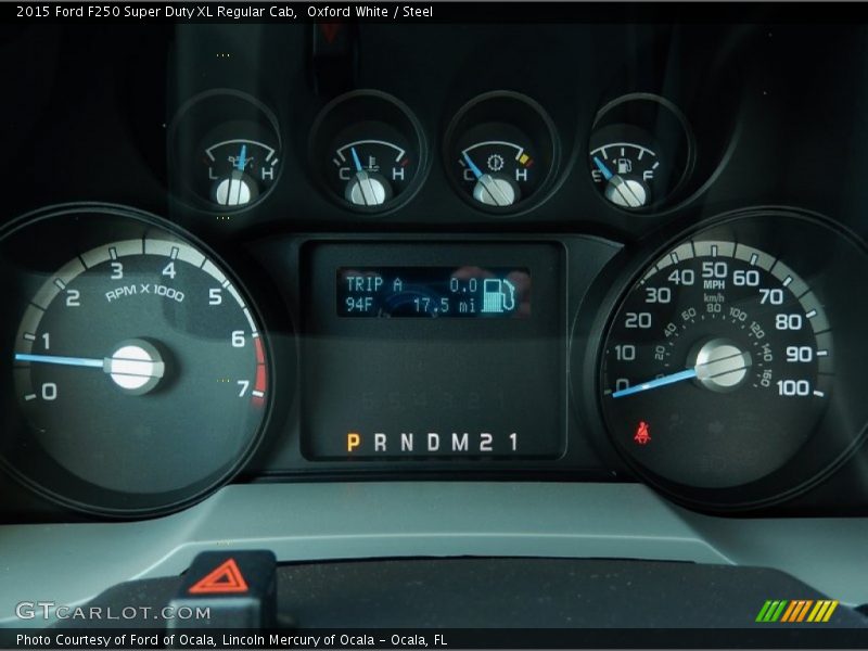  2015 F250 Super Duty XL Regular Cab XL Regular Cab Gauges