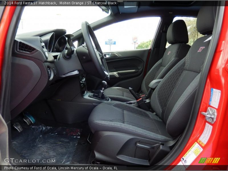 Front Seat of 2014 Fiesta ST Hatchback