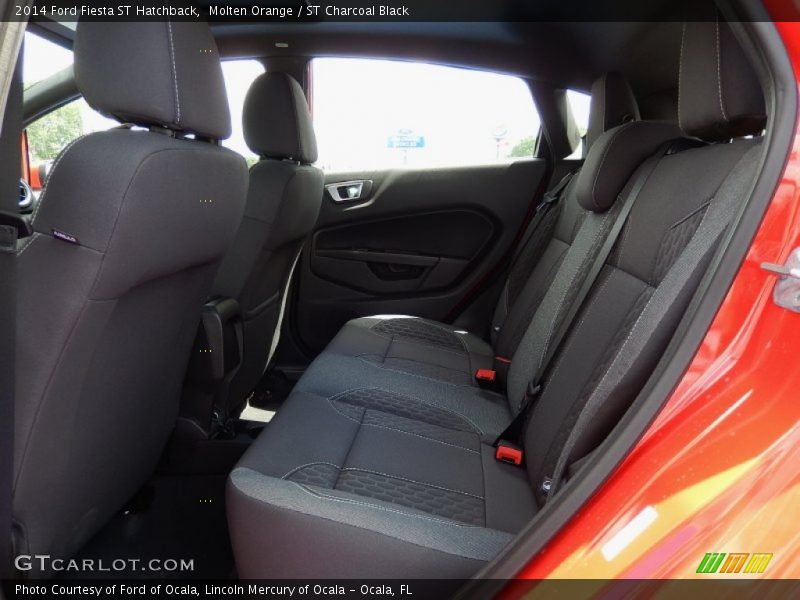 Rear Seat of 2014 Fiesta ST Hatchback