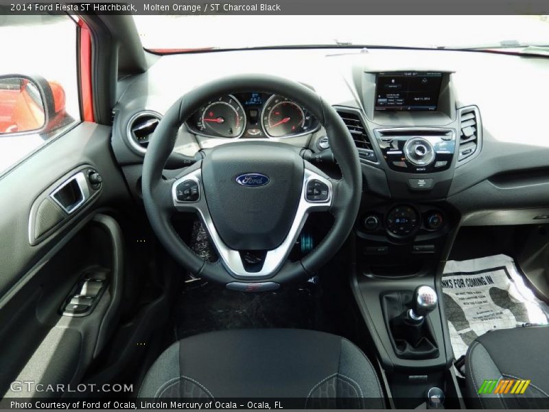 Dashboard of 2014 Fiesta ST Hatchback