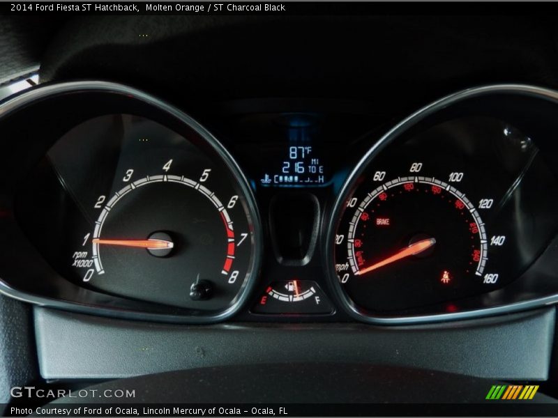  2014 Fiesta ST Hatchback ST Hatchback Gauges