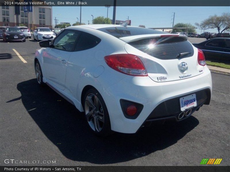 Elite White / Black 2014 Hyundai Veloster Turbo