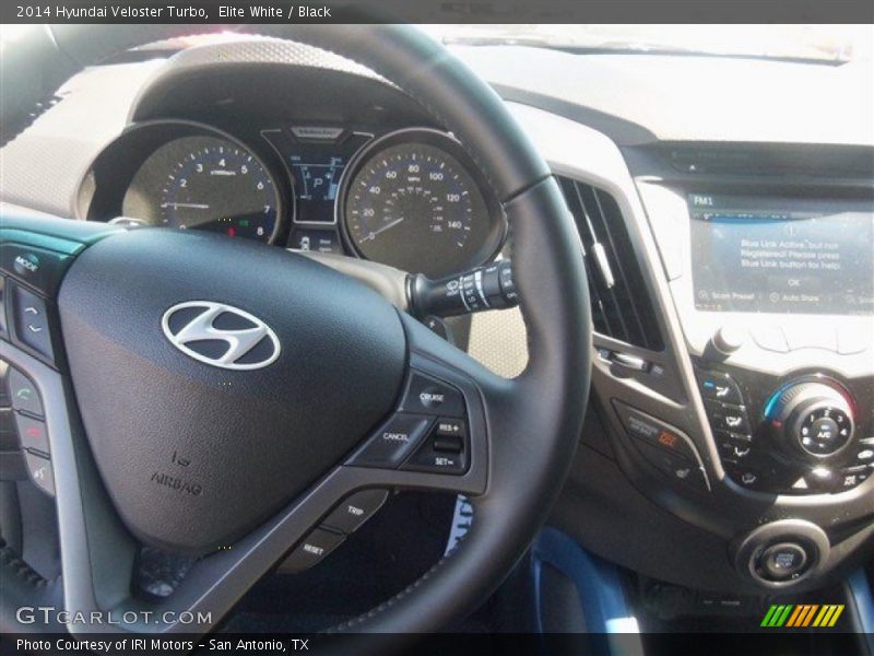 Elite White / Black 2014 Hyundai Veloster Turbo