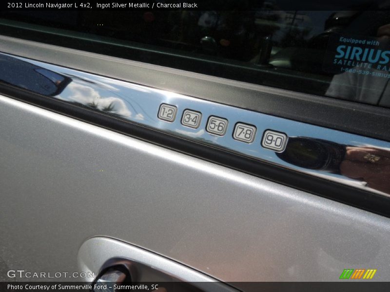 Ingot Silver Metallic / Charcoal Black 2012 Lincoln Navigator L 4x2
