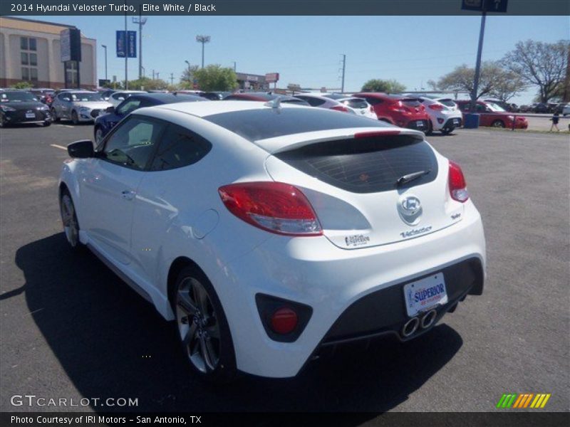 Elite White / Black 2014 Hyundai Veloster Turbo