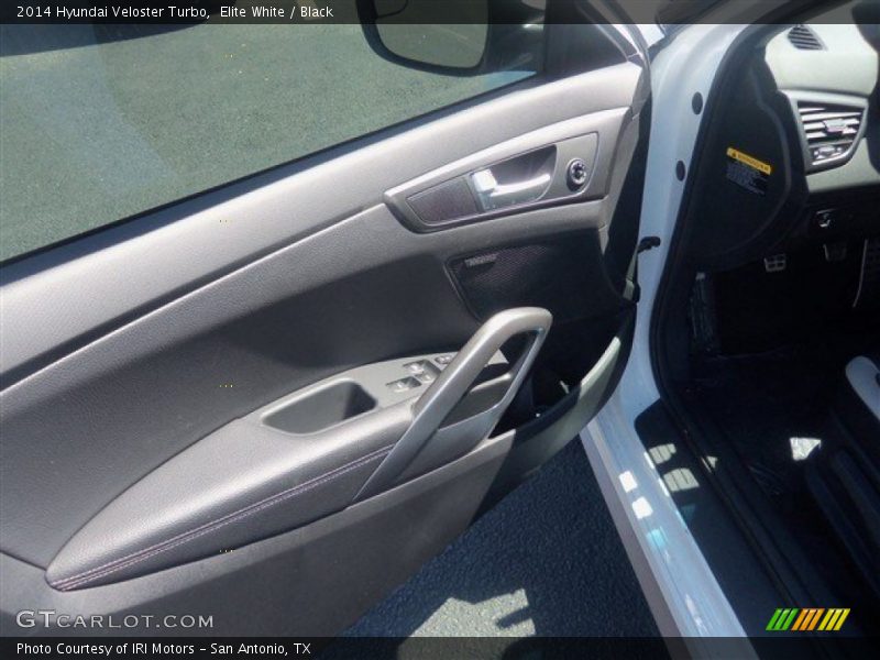Elite White / Black 2014 Hyundai Veloster Turbo