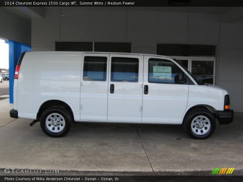 Summit White / Medium Pewter 2014 Chevrolet Express 1500 Cargo WT