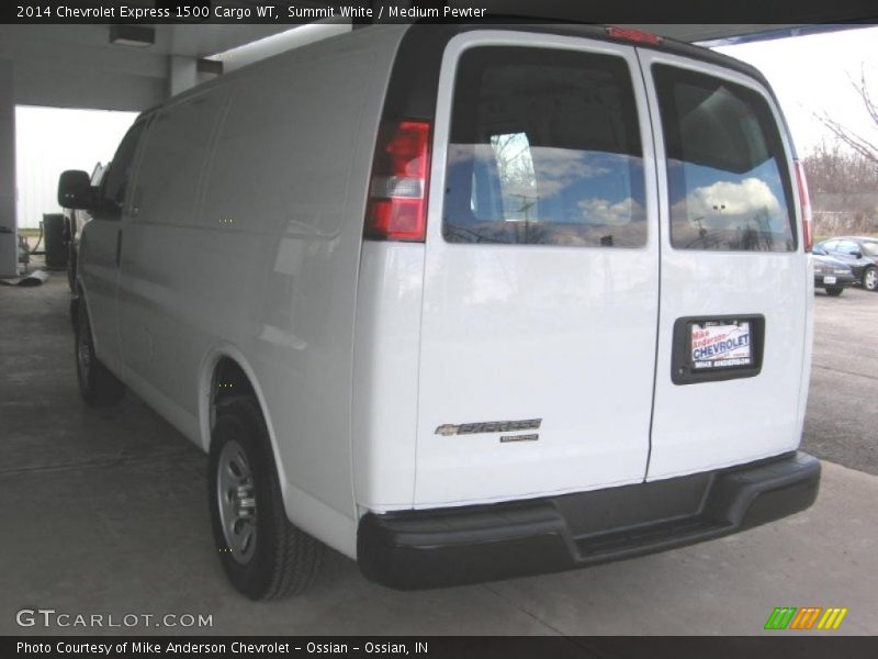 Summit White / Medium Pewter 2014 Chevrolet Express 1500 Cargo WT