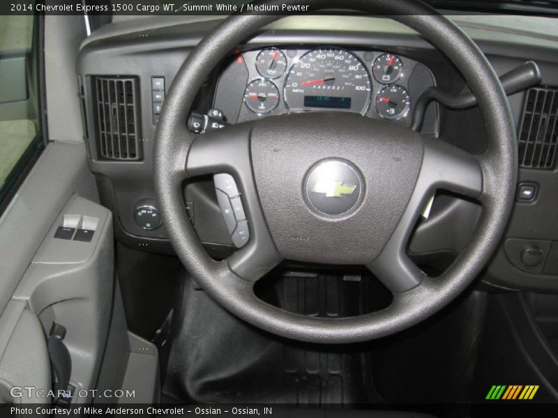 Summit White / Medium Pewter 2014 Chevrolet Express 1500 Cargo WT