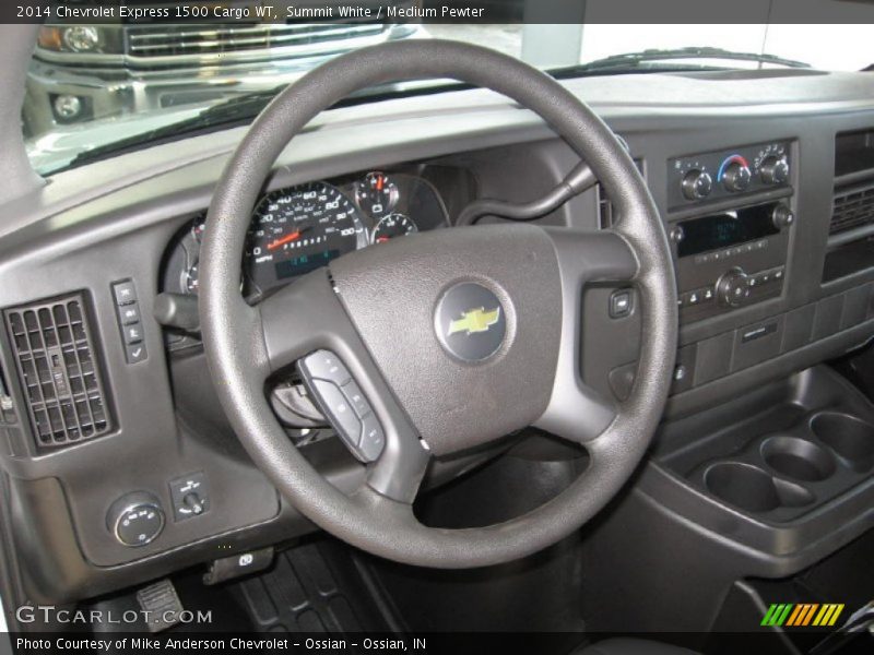 Summit White / Medium Pewter 2014 Chevrolet Express 1500 Cargo WT