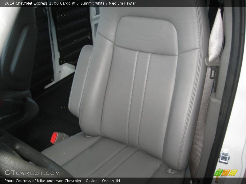 Summit White / Medium Pewter 2014 Chevrolet Express 1500 Cargo WT