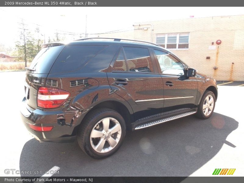 Black / Black 2009 Mercedes-Benz ML 350 4Matic