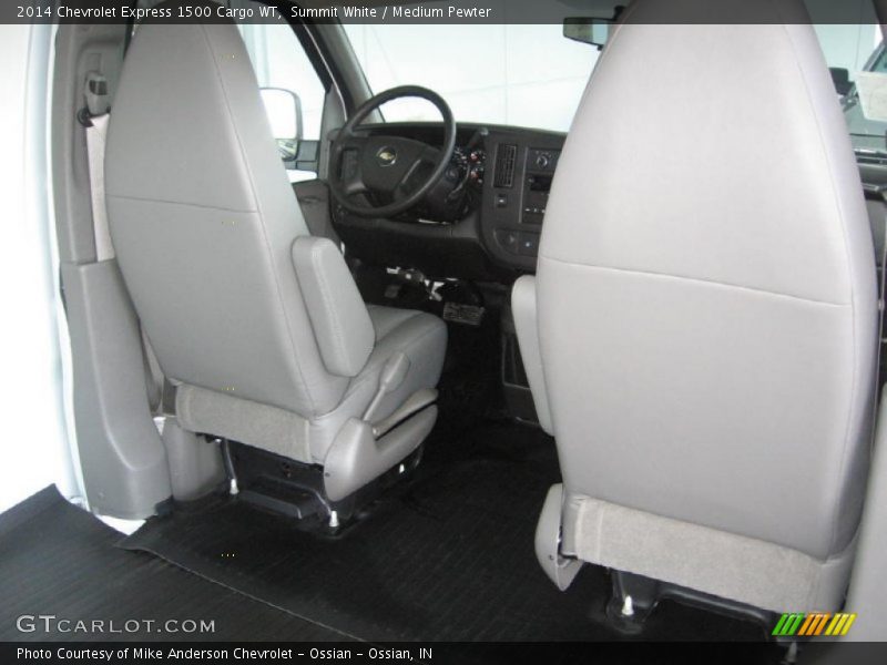 Summit White / Medium Pewter 2014 Chevrolet Express 1500 Cargo WT