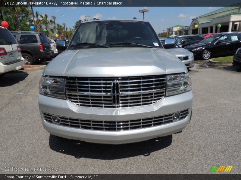Ingot Silver Metallic / Charcoal Black 2012 Lincoln Navigator L 4x2