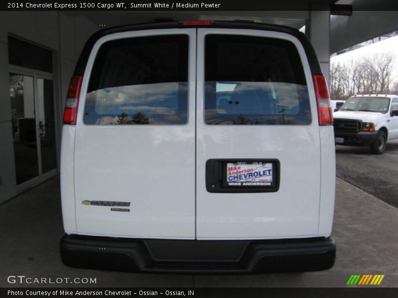 Summit White / Medium Pewter 2014 Chevrolet Express 1500 Cargo WT