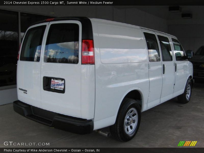Summit White / Medium Pewter 2014 Chevrolet Express 1500 Cargo WT