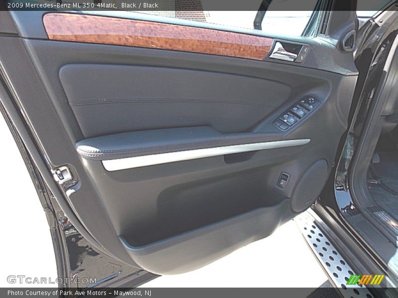 Black / Black 2009 Mercedes-Benz ML 350 4Matic
