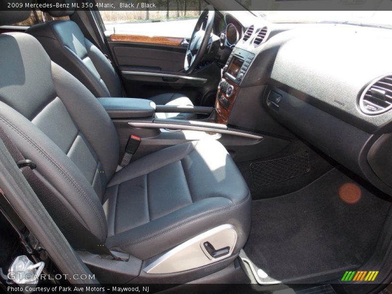 Black / Black 2009 Mercedes-Benz ML 350 4Matic