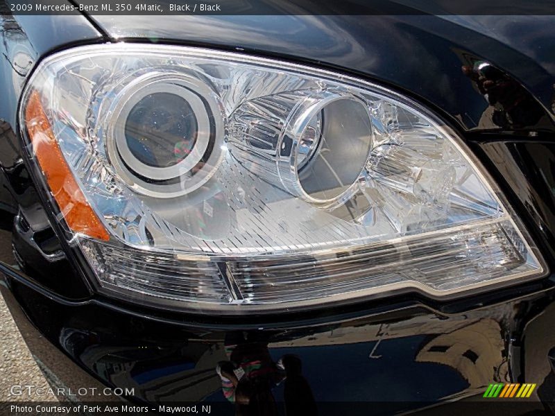 Black / Black 2009 Mercedes-Benz ML 350 4Matic