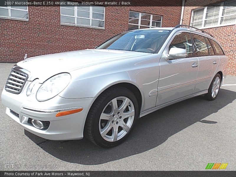 Iridium Silver Metallic / Black 2007 Mercedes-Benz E 350 4Matic Wagon