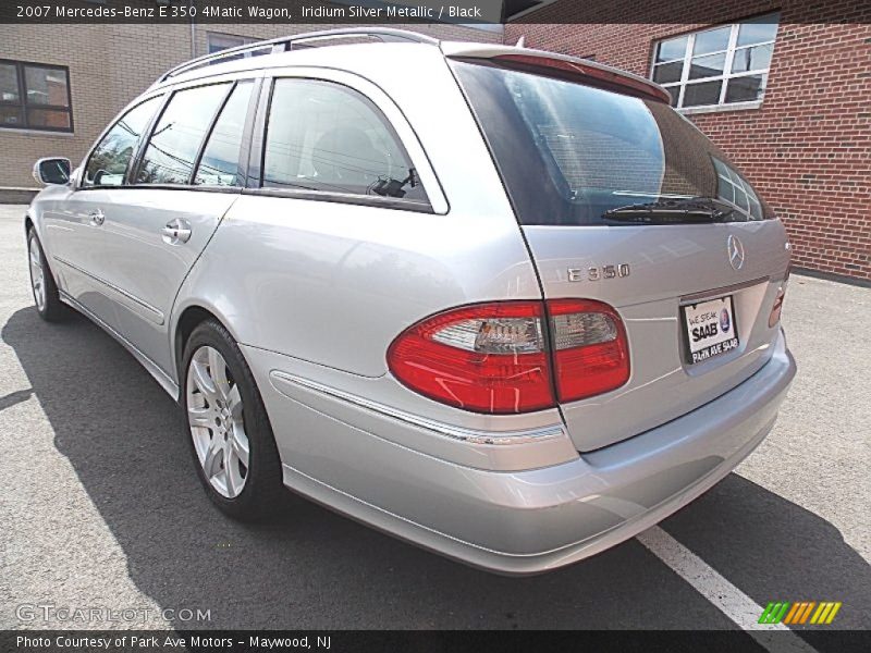 Iridium Silver Metallic / Black 2007 Mercedes-Benz E 350 4Matic Wagon