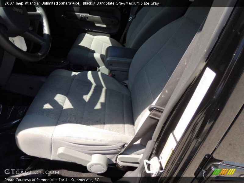 Black / Dark Slate Gray/Medium Slate Gray 2007 Jeep Wrangler Unlimited Sahara 4x4