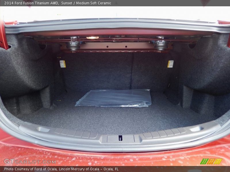 Sunset / Medium Soft Ceramic 2014 Ford Fusion Titanium AWD