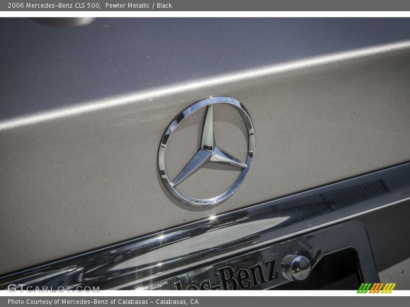 Pewter Metallic / Black 2006 Mercedes-Benz CLS 500