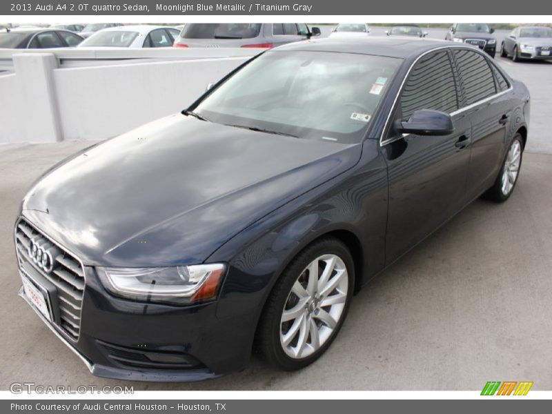 Moonlight Blue Metallic / Titanium Gray 2013 Audi A4 2.0T quattro Sedan