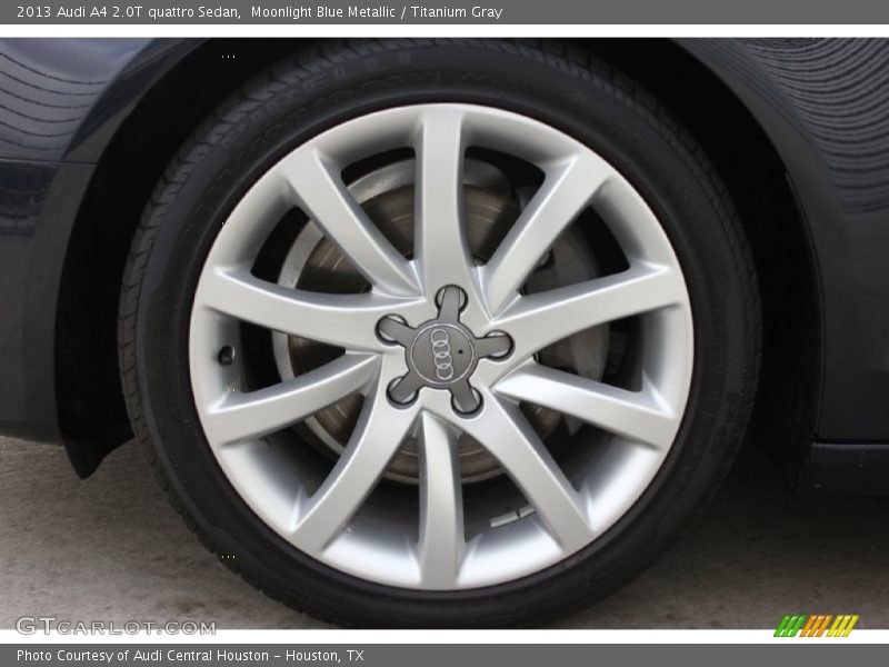 Moonlight Blue Metallic / Titanium Gray 2013 Audi A4 2.0T quattro Sedan