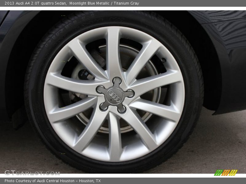 Moonlight Blue Metallic / Titanium Gray 2013 Audi A4 2.0T quattro Sedan