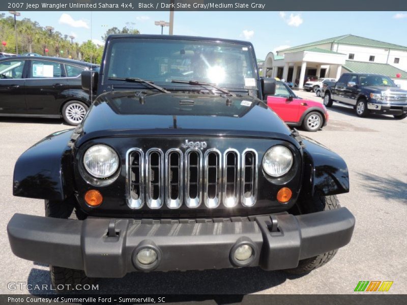 Black / Dark Slate Gray/Medium Slate Gray 2007 Jeep Wrangler Unlimited Sahara 4x4
