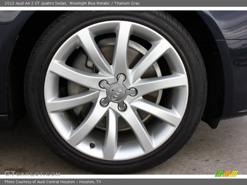 Moonlight Blue Metallic / Titanium Gray 2013 Audi A4 2.0T quattro Sedan