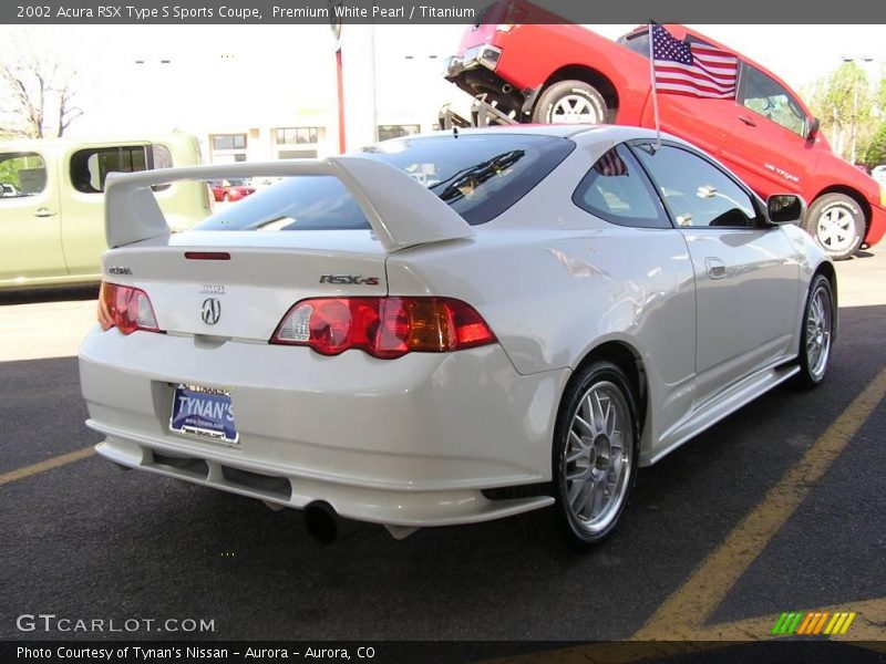 Premium White Pearl / Titanium 2002 Acura RSX Type S Sports Coupe