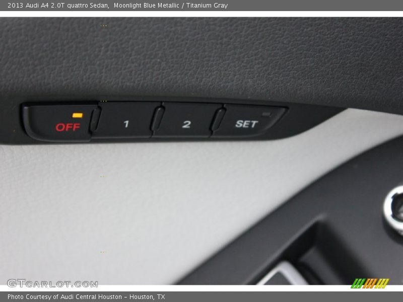 Moonlight Blue Metallic / Titanium Gray 2013 Audi A4 2.0T quattro Sedan