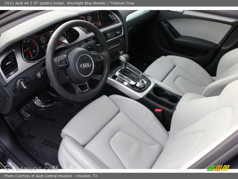 Moonlight Blue Metallic / Titanium Gray 2013 Audi A4 2.0T quattro Sedan