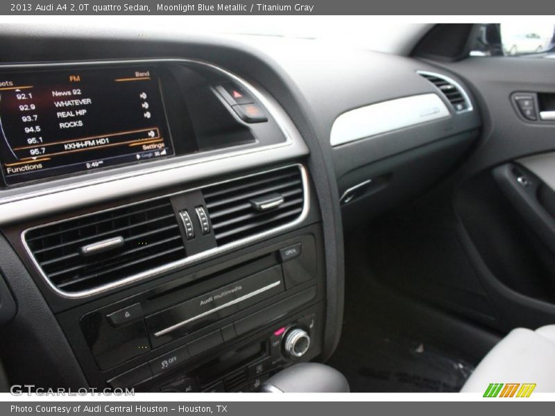 Moonlight Blue Metallic / Titanium Gray 2013 Audi A4 2.0T quattro Sedan