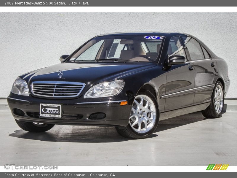 Black / Java 2002 Mercedes-Benz S 500 Sedan