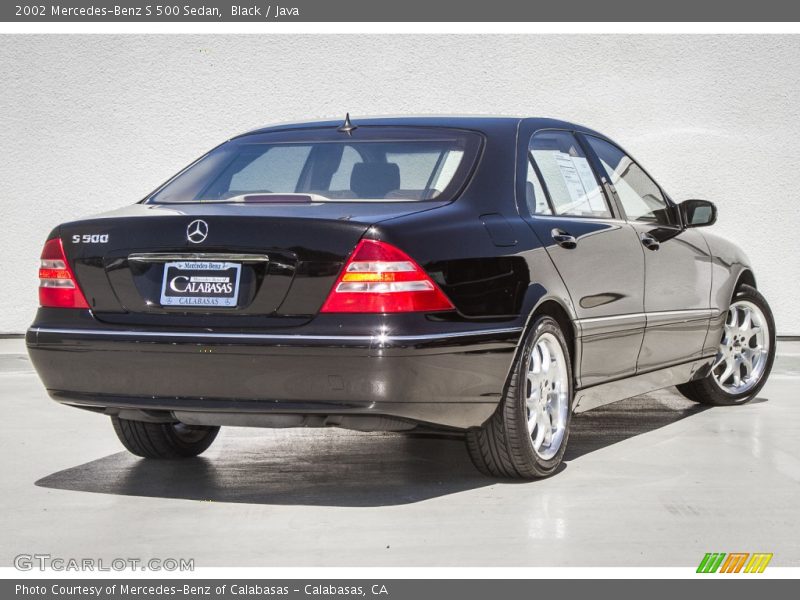 Black / Java 2002 Mercedes-Benz S 500 Sedan