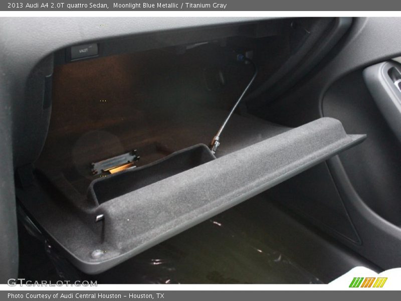 Moonlight Blue Metallic / Titanium Gray 2013 Audi A4 2.0T quattro Sedan