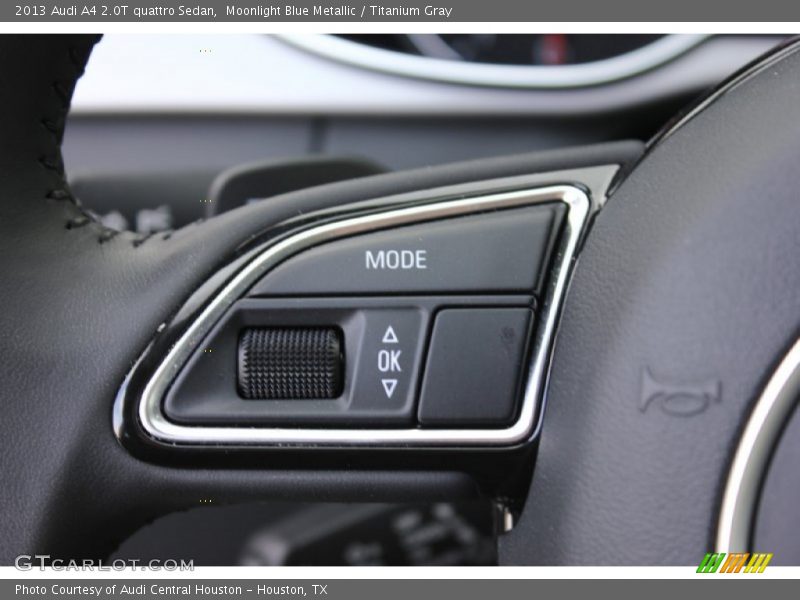 Moonlight Blue Metallic / Titanium Gray 2013 Audi A4 2.0T quattro Sedan