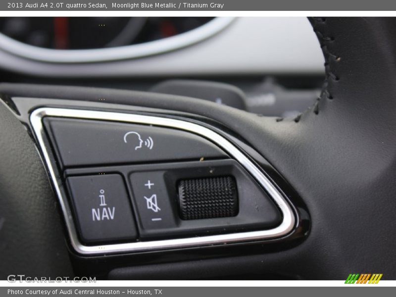 Moonlight Blue Metallic / Titanium Gray 2013 Audi A4 2.0T quattro Sedan