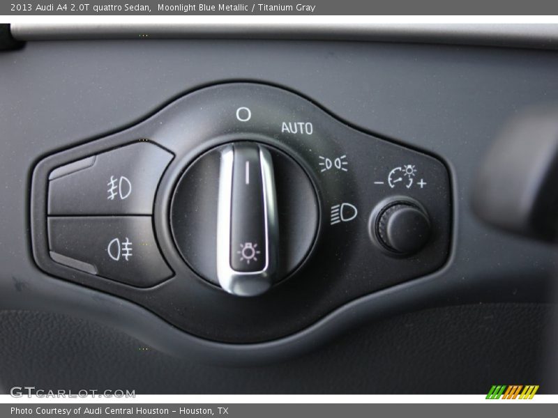 Moonlight Blue Metallic / Titanium Gray 2013 Audi A4 2.0T quattro Sedan