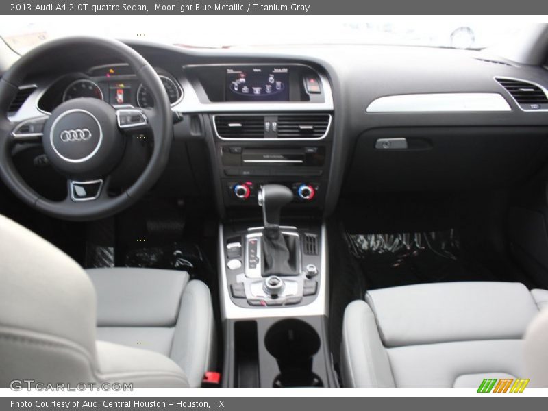 Moonlight Blue Metallic / Titanium Gray 2013 Audi A4 2.0T quattro Sedan