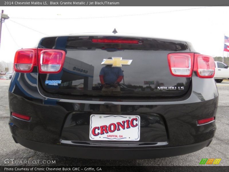 Black Granite Metallic / Jet Black/Titanium 2014 Chevrolet Malibu LS